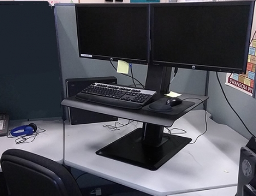 HumanScale Dual Monitor Quickstand Install